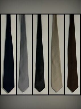 Alexander Logan & Romario Manzini 5 Piece Neckwear Handmade Neckties NWT